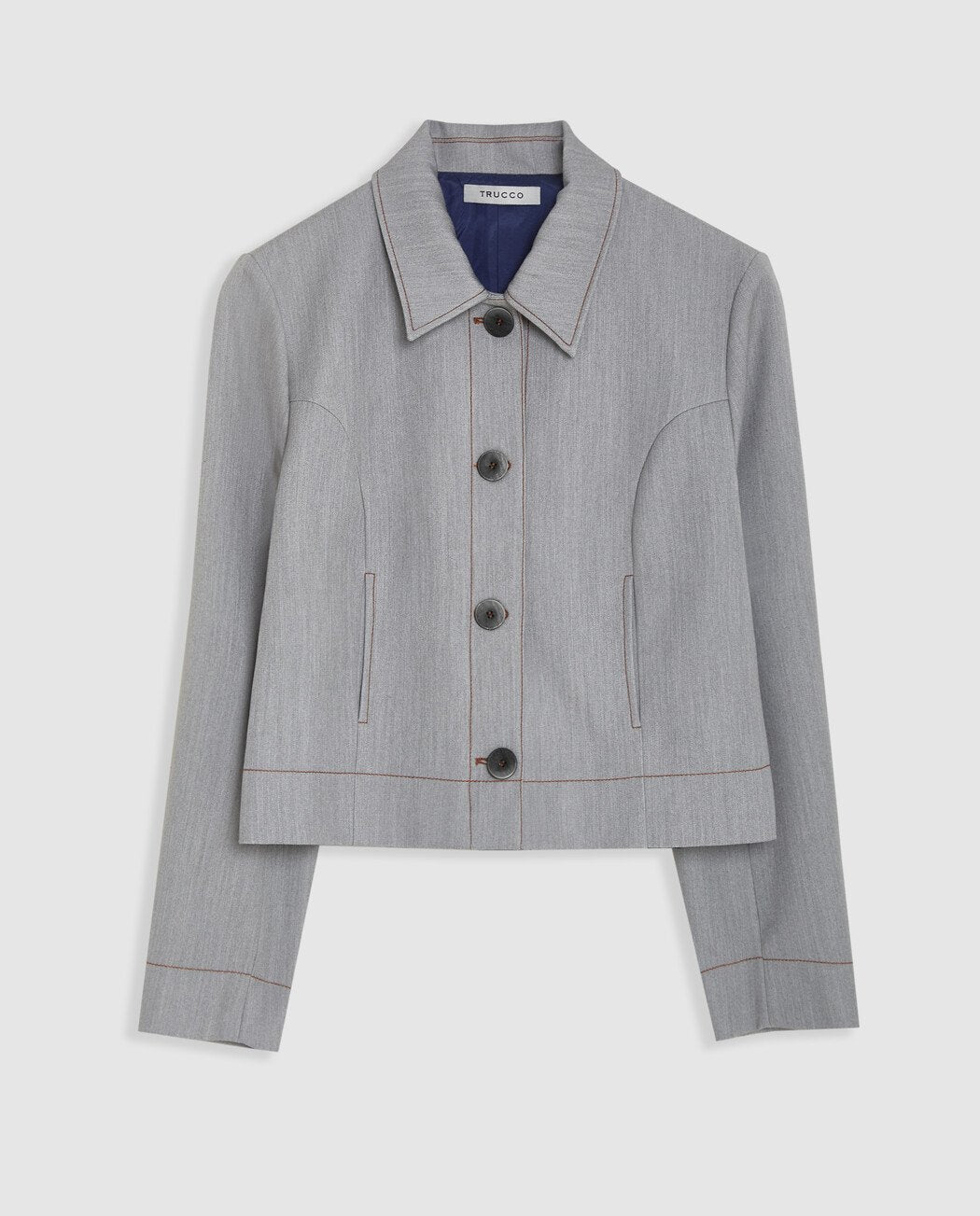 CHAQUETA CROP AJUSTADA