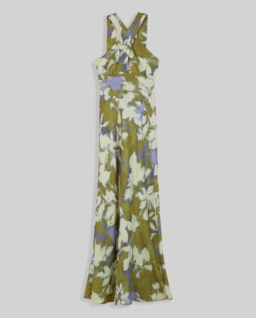 VESTIDO LARGO ESTAMPADO FLORAL
