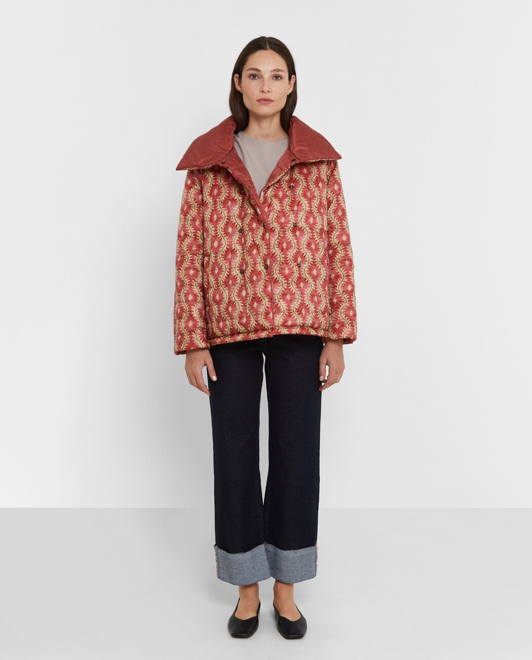 ABRIGO ACOLCHADO REVERSIBLE