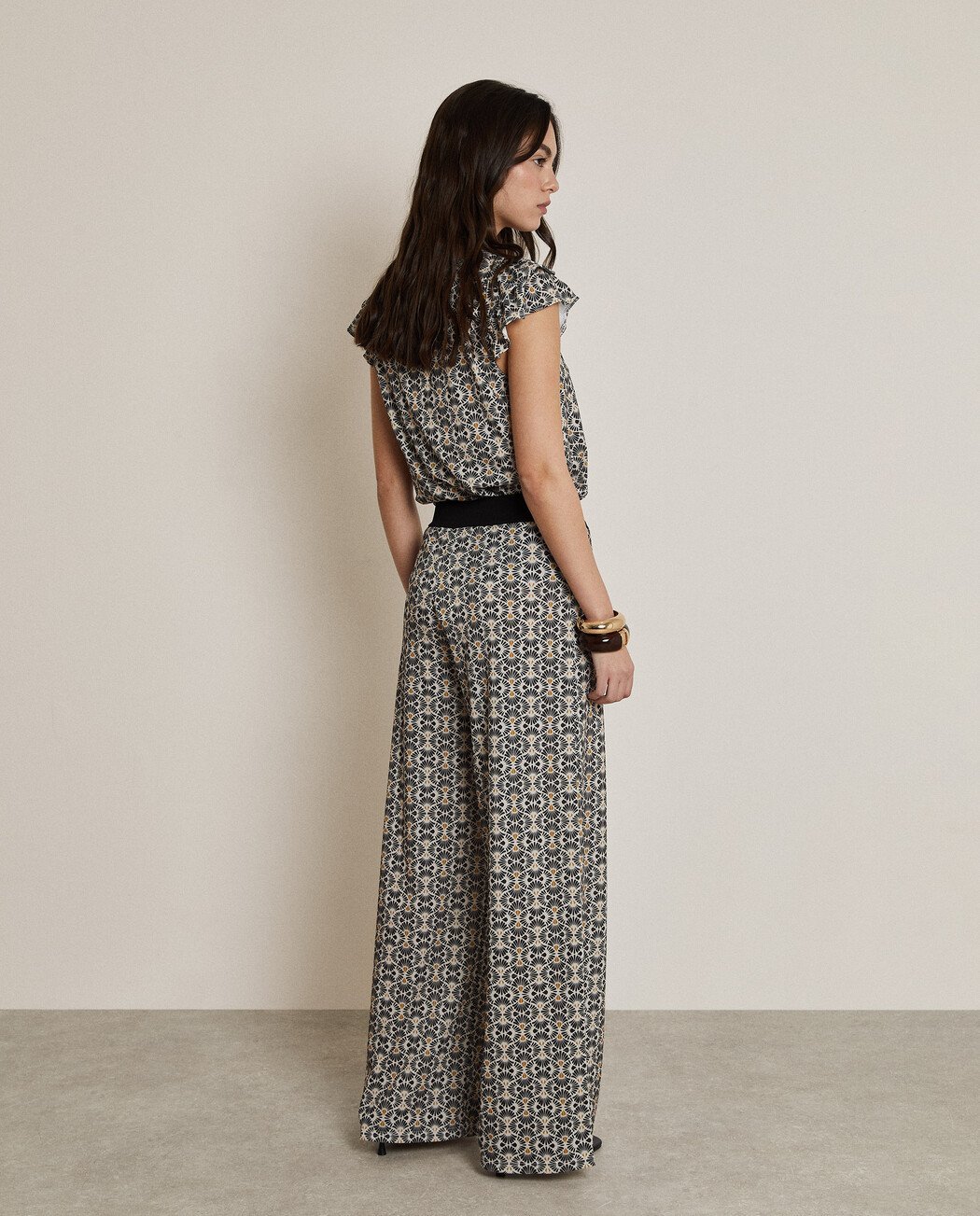PANTALÓN ESTAMPADO ELÁSTICO
