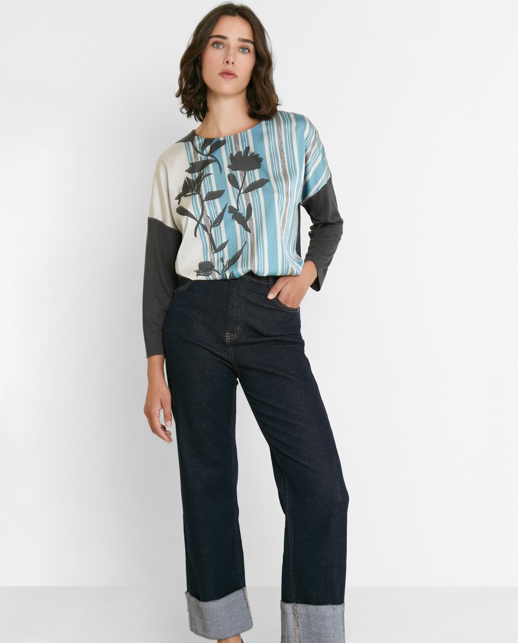 CAMISETA ESTAMPADO FLOR