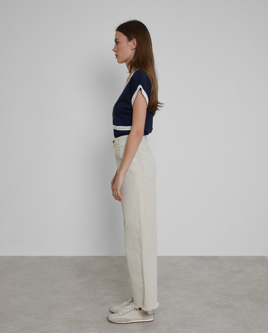 PANTALÓN DENIM CULOTTE