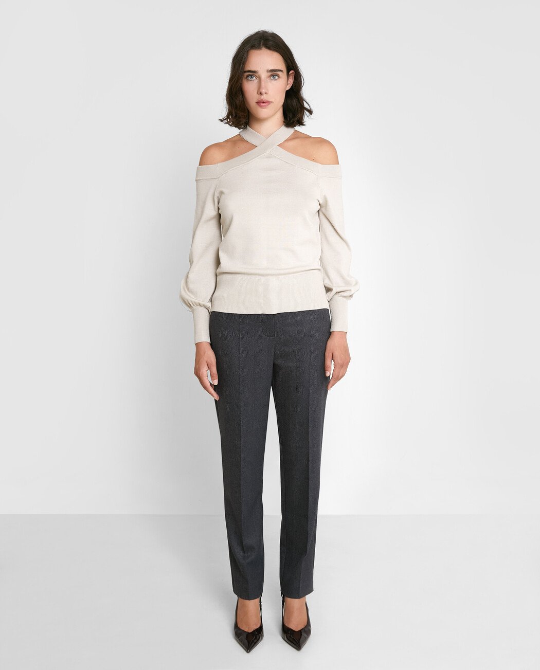 PANTALÓN DE TRAJE GRIS