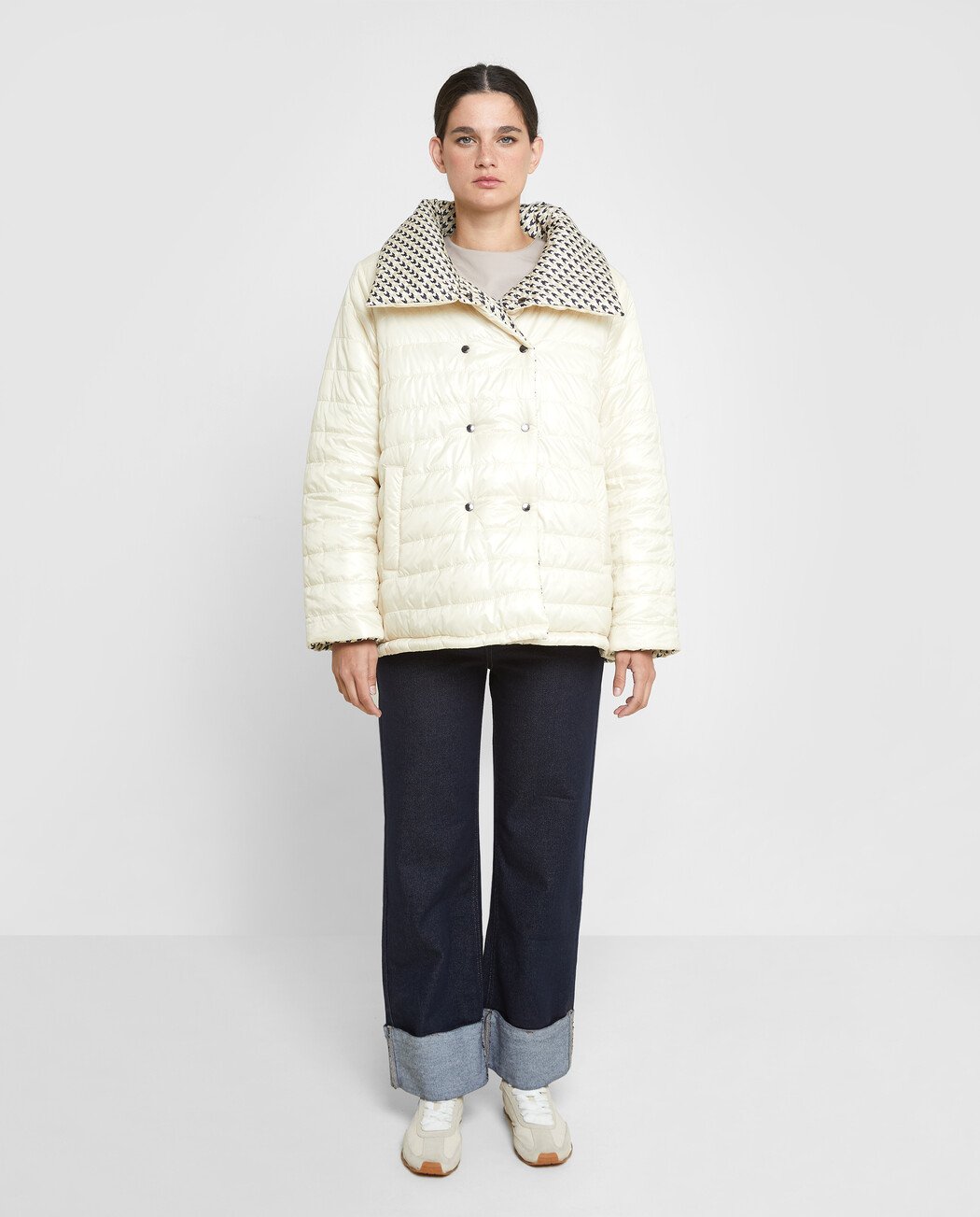 ABRIGO ACOLCHADO REVERSIBLE