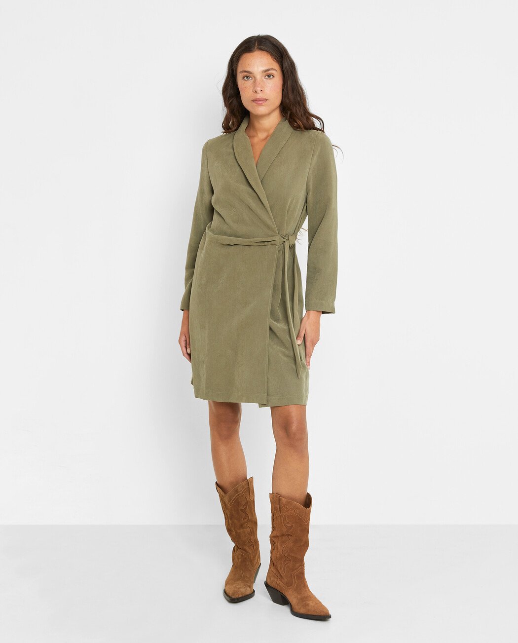 VESTIDO MIDI CRUZADO