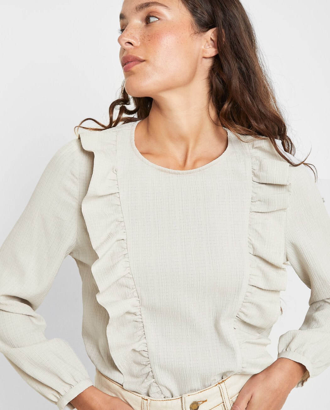 BLUSA VOLANTE FRONTAL