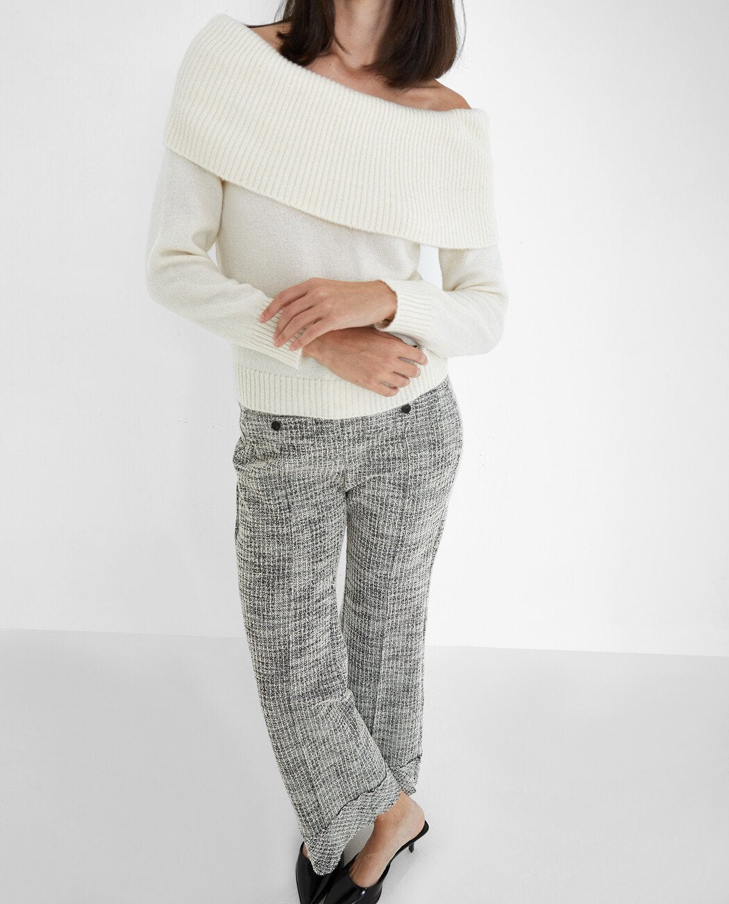PANTALÓN RECTO TWEED