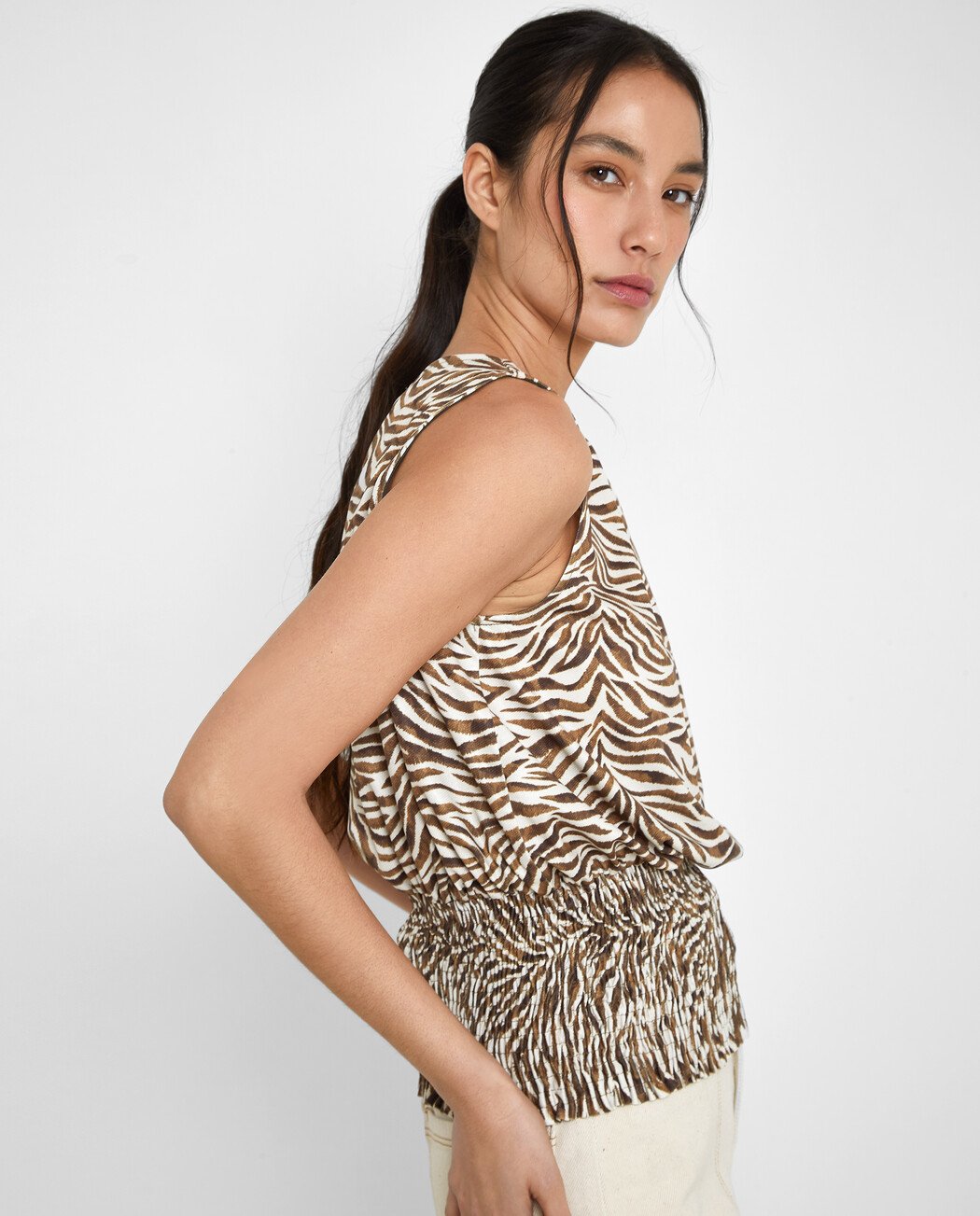 TOP ANIMAL PRINT
