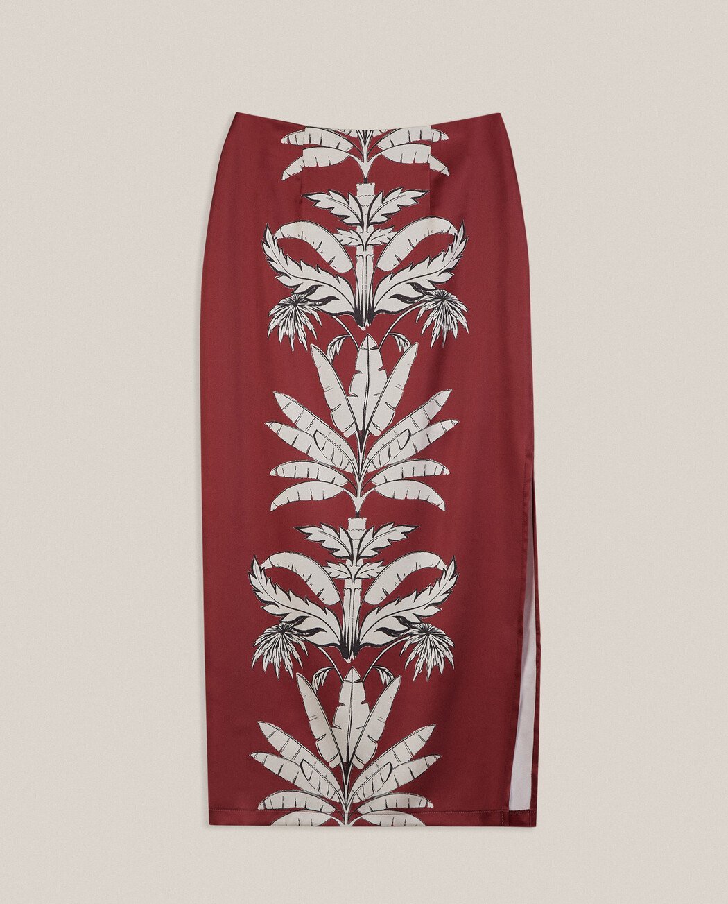 FALDA MIDI ESTAMPADA