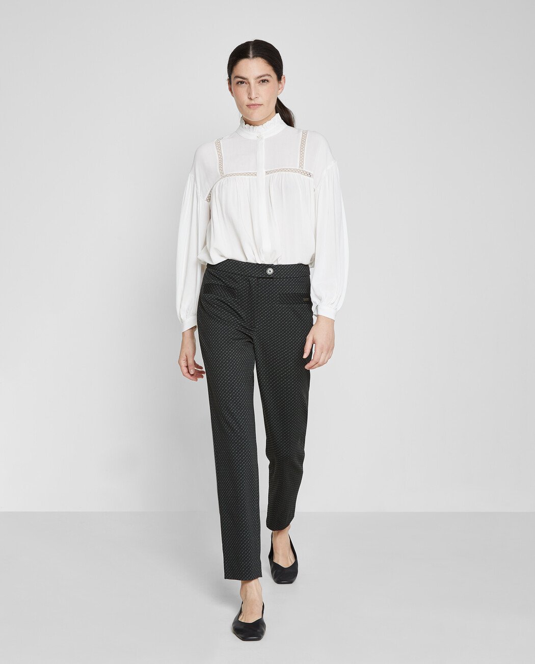 PANTALÓN JACQUARD RECTO