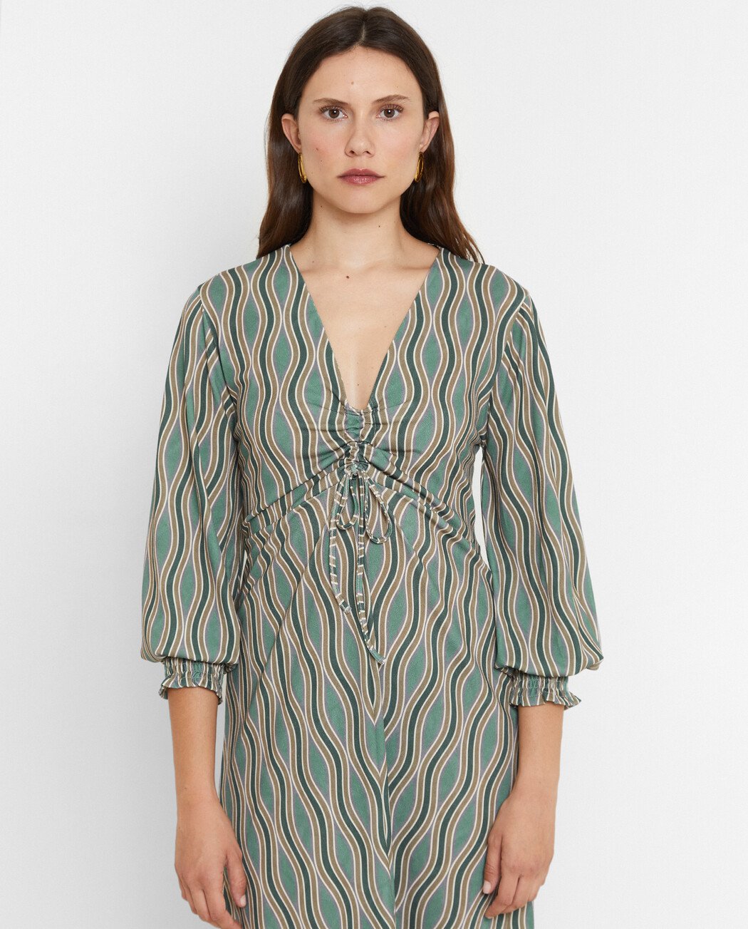 VESTIDO MIDI ESTAMPADO