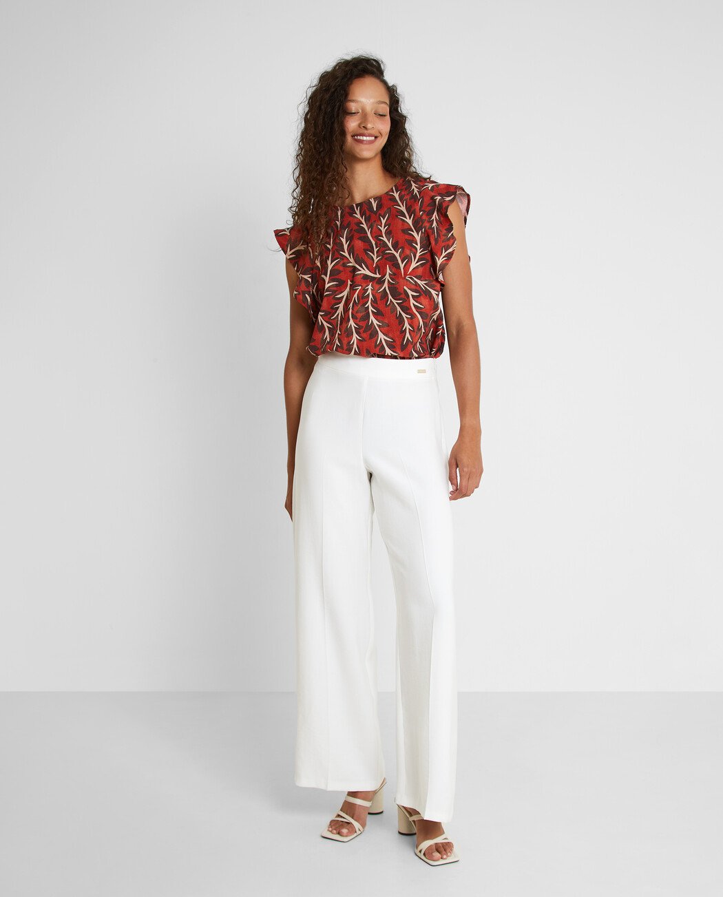 BLUSA MANGA EFECTO HOMBRERA