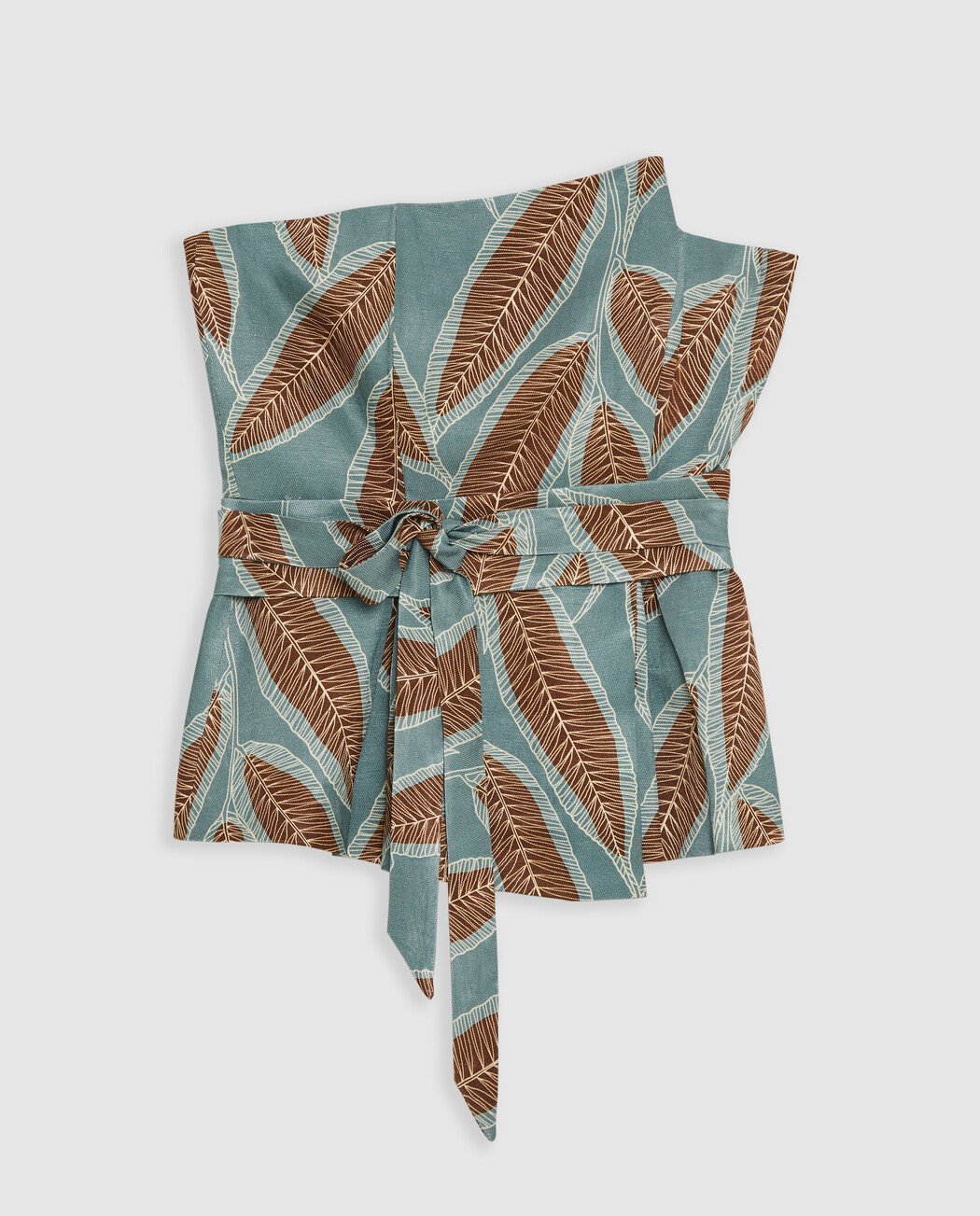 TOP ASIMÉTRICO STRAPLESS
