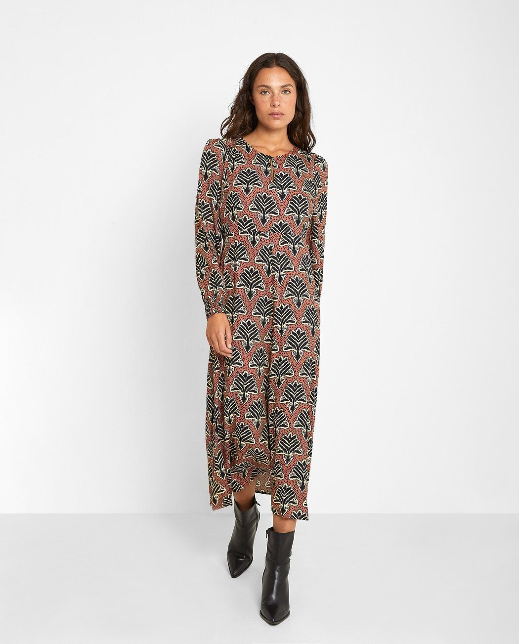 VESTIDO ESTAMPADO ÉTNICO