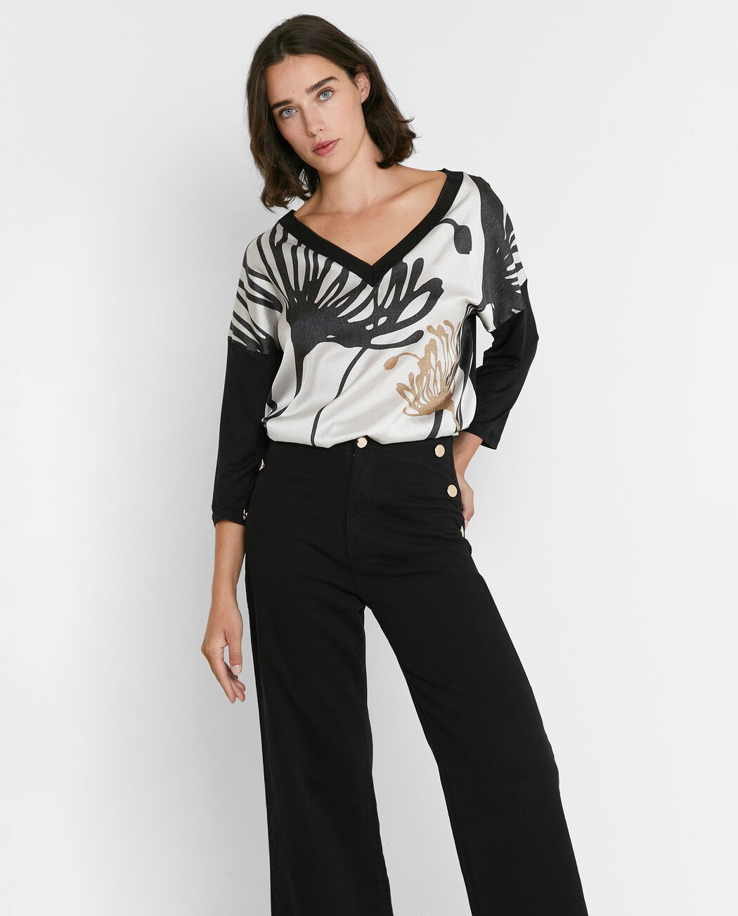 CAMISETA ESTAMPADO FLORAL
