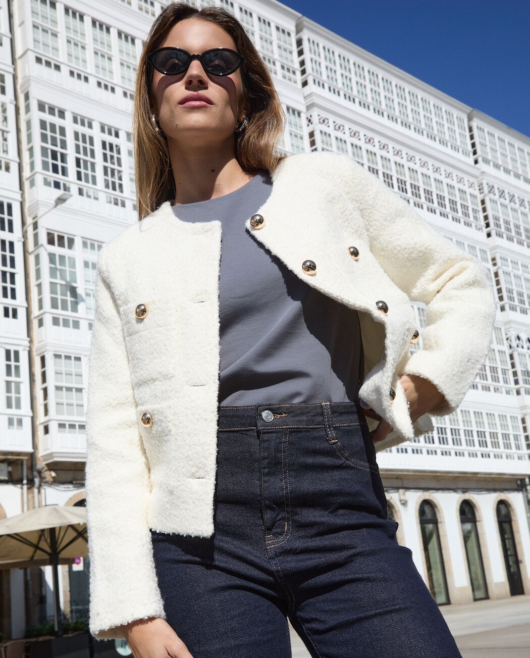 CHAQUETA TWEED