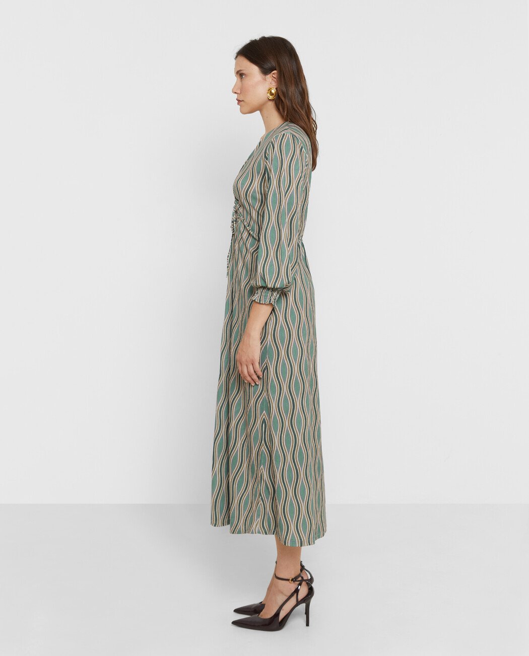 VESTIDO MIDI ESTAMPADO