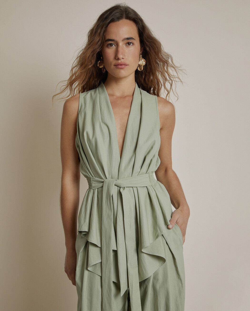 BLUSA CINTURÓN