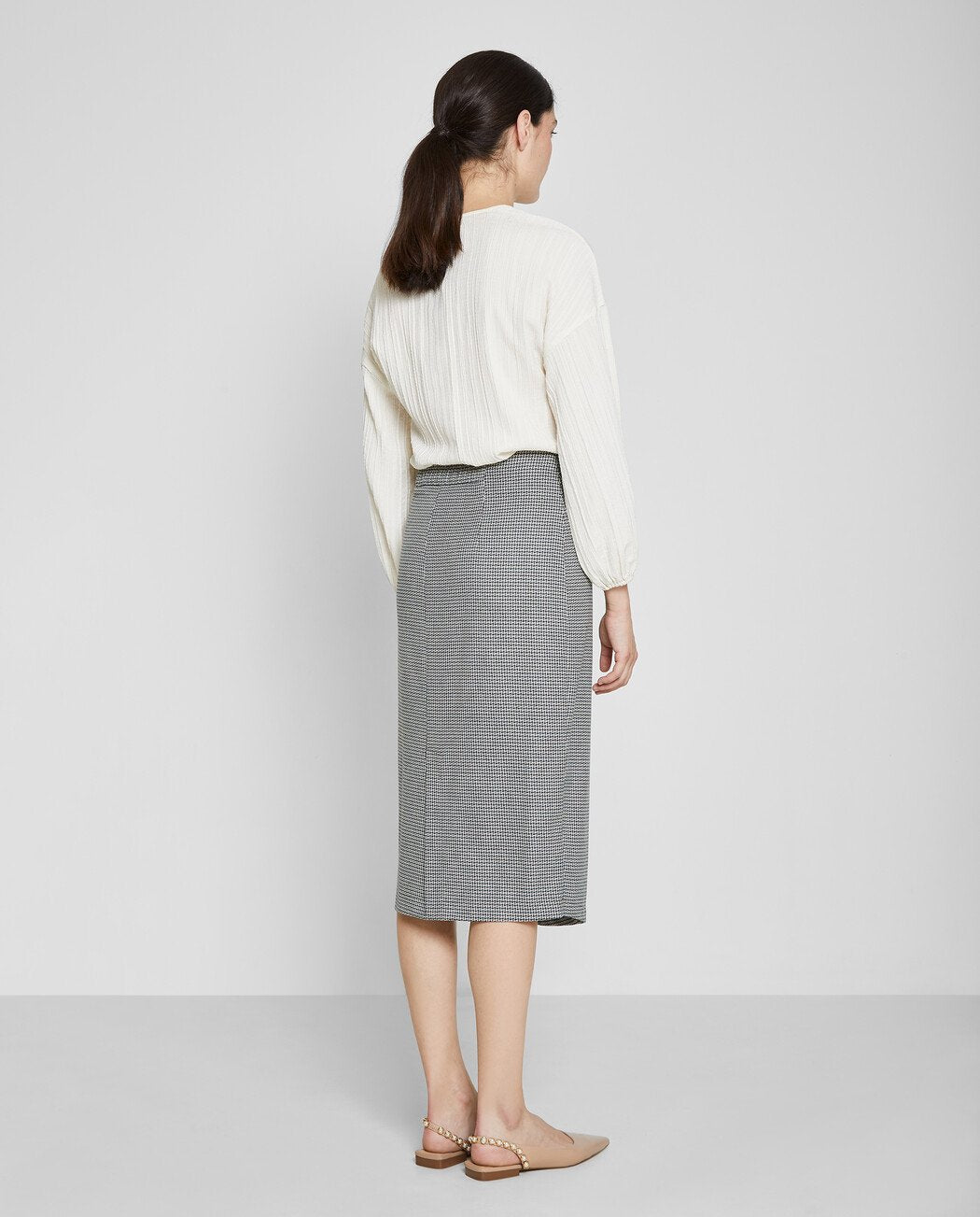 FALDA TWEED CRUZADA