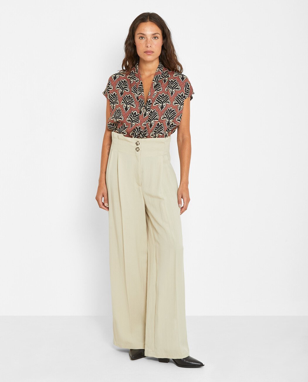 PANTALÓN PALAZZO DE TIRO ALTO