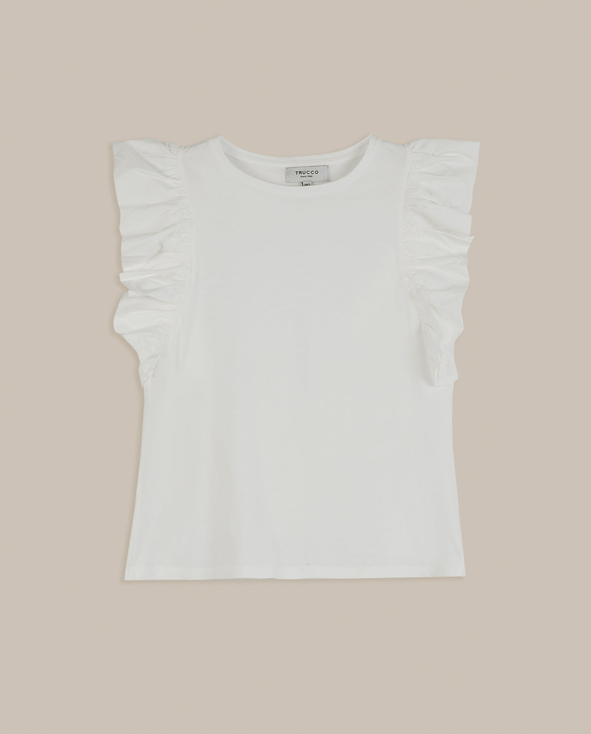 T-SHIRT WITH RUFFLES