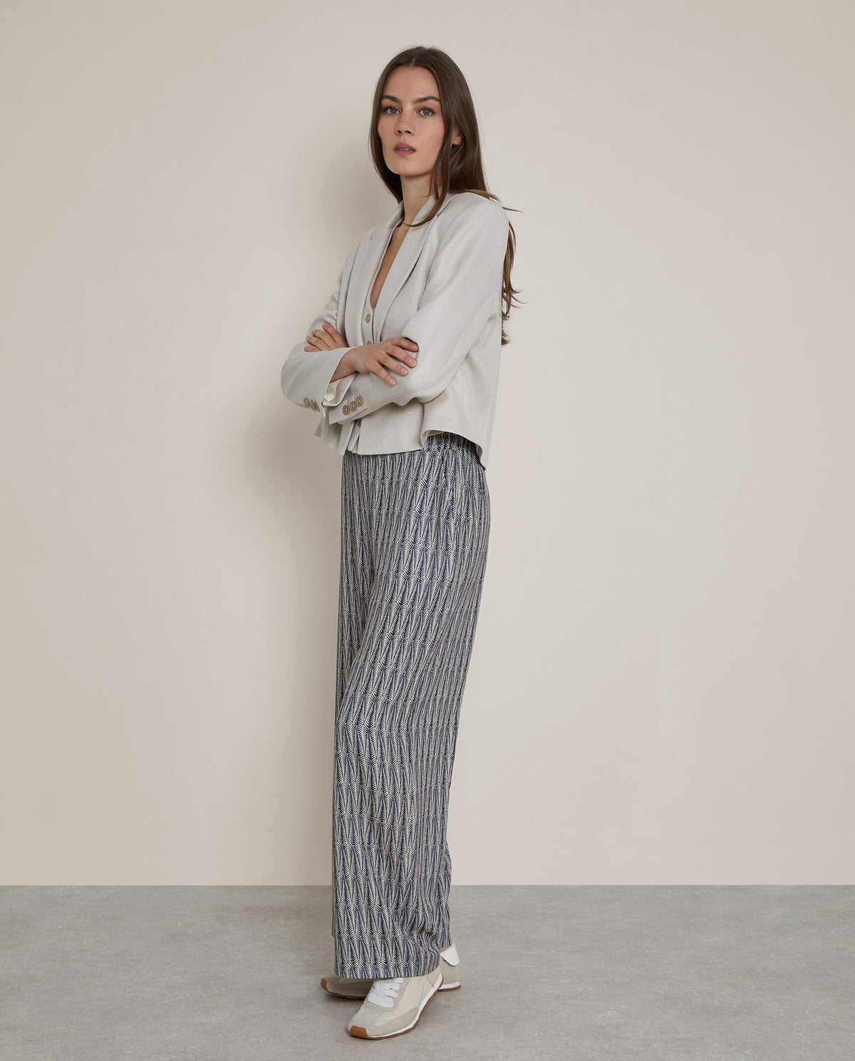 PANTALÓN FLUIDO ESTAMPADO