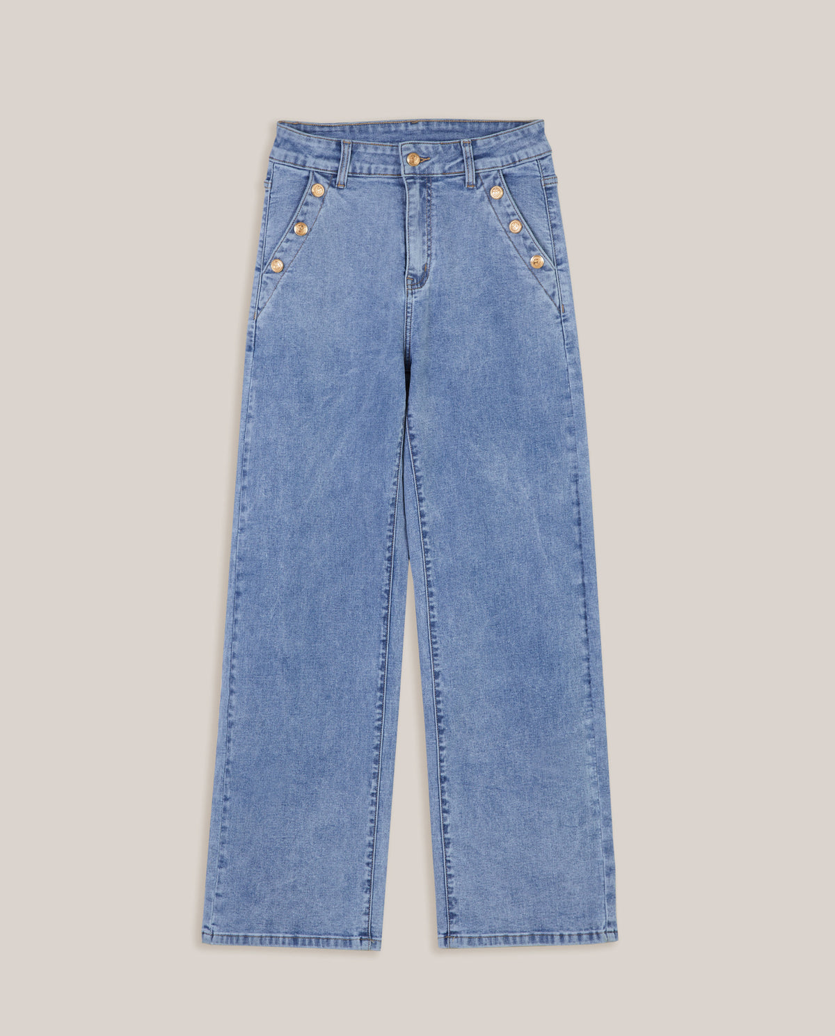PANTALÓN VAQUERO BOTONES