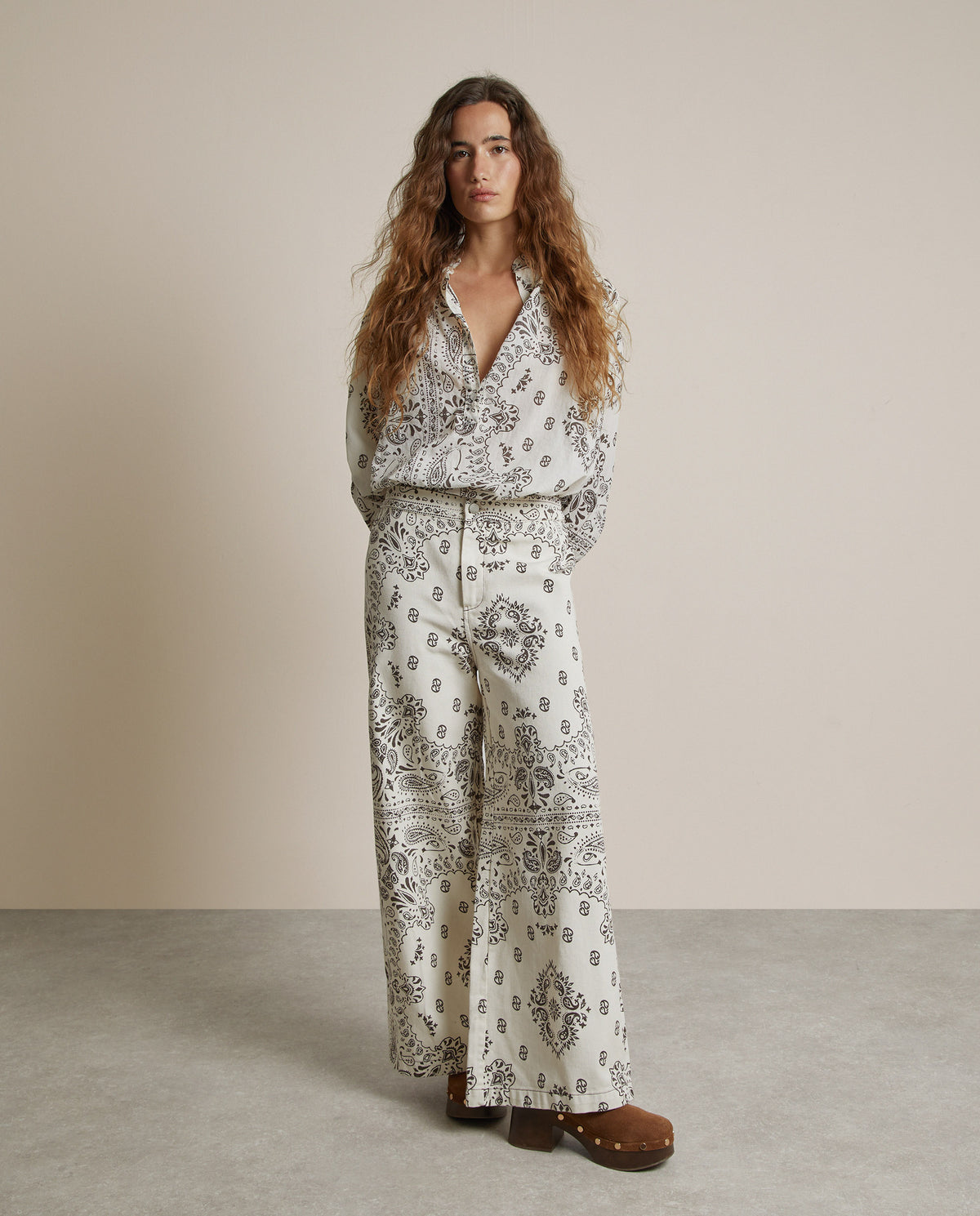 PRINTED TROUSERS