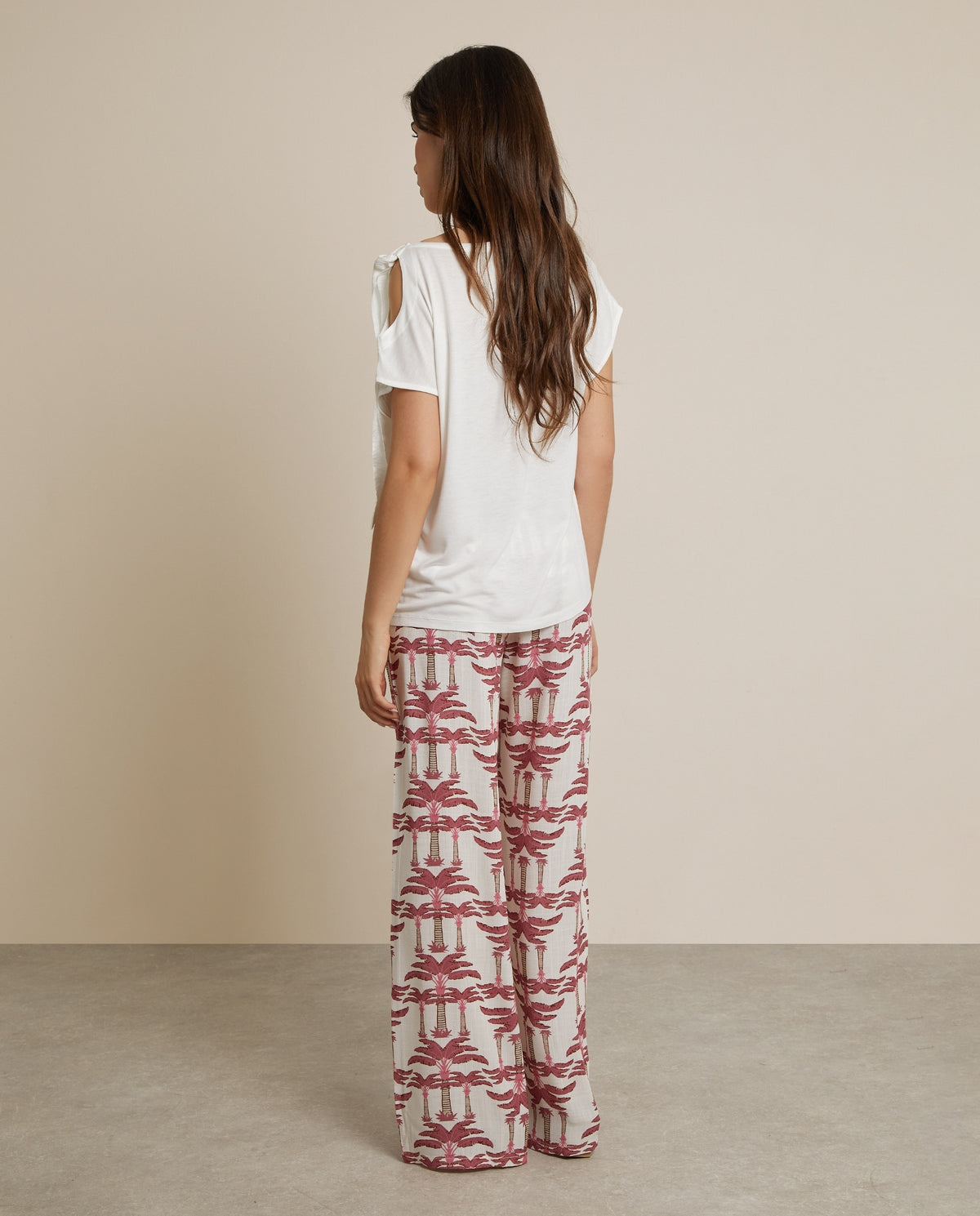 PANTALÓN ESTAMPADO PALMERAS