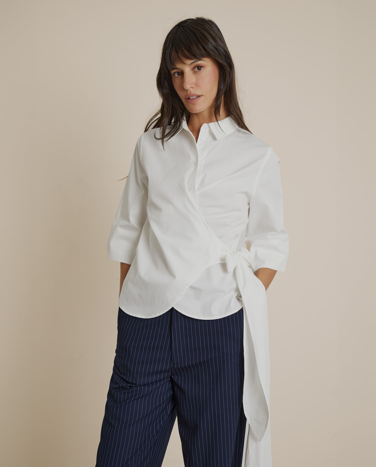 SIDE CLOSURE BLOUSE