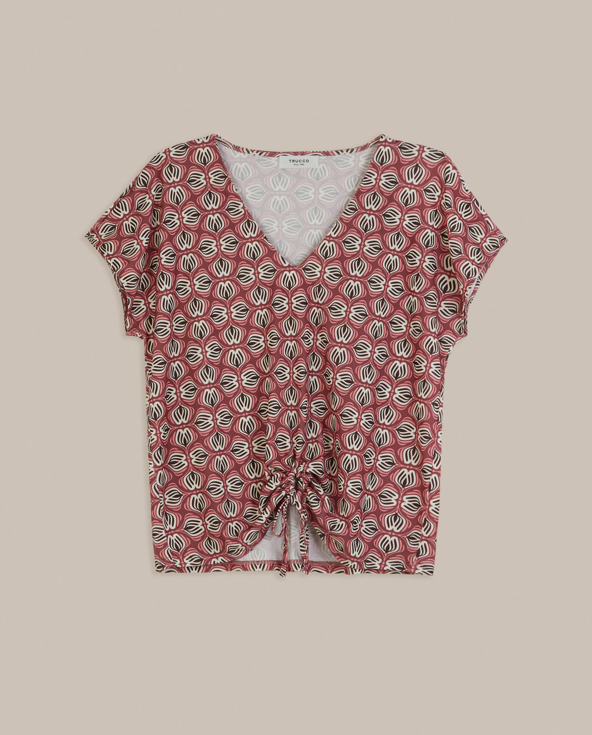 GEOMETRIC PRINT T-SHIRT