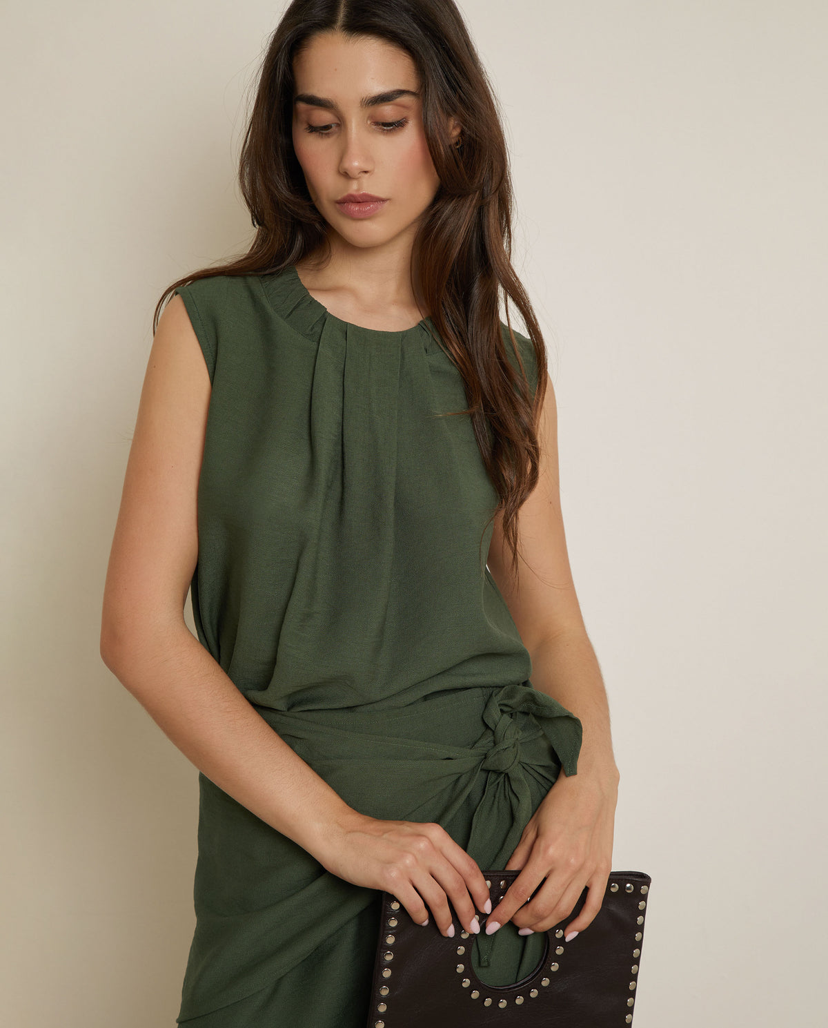 BLUSA CON PLIEGUE