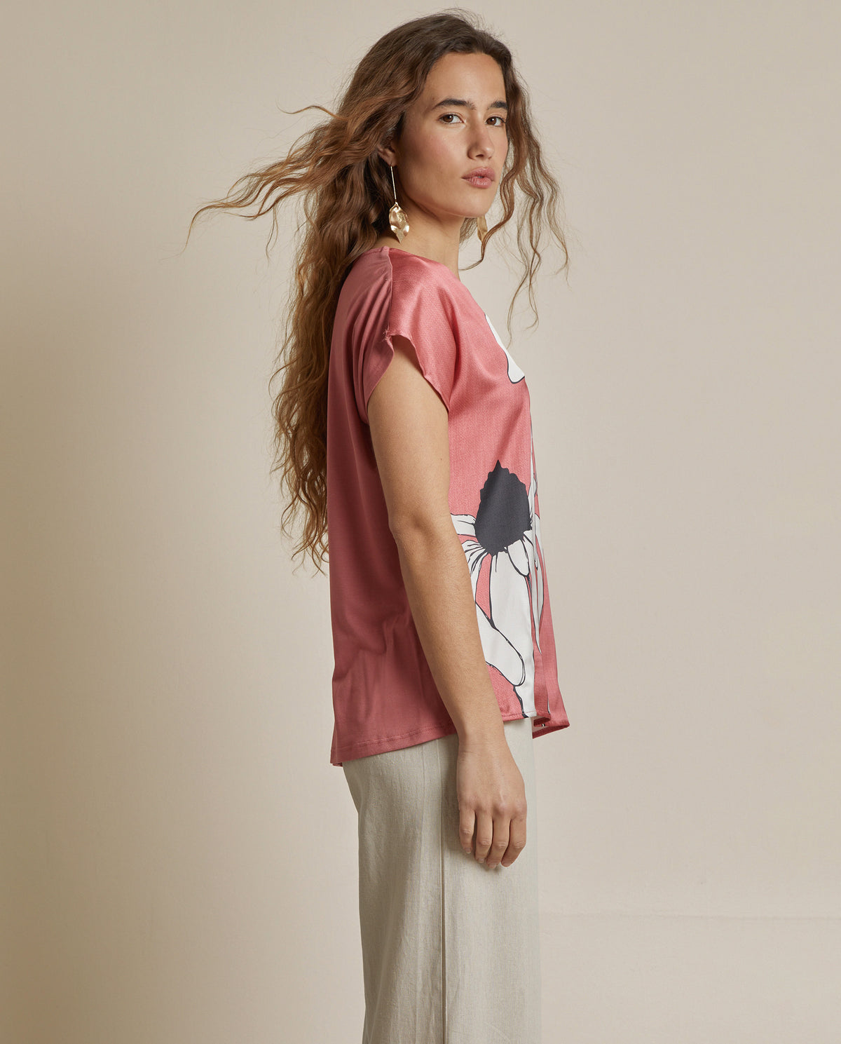 FLORAL PRINT T-SHIRT