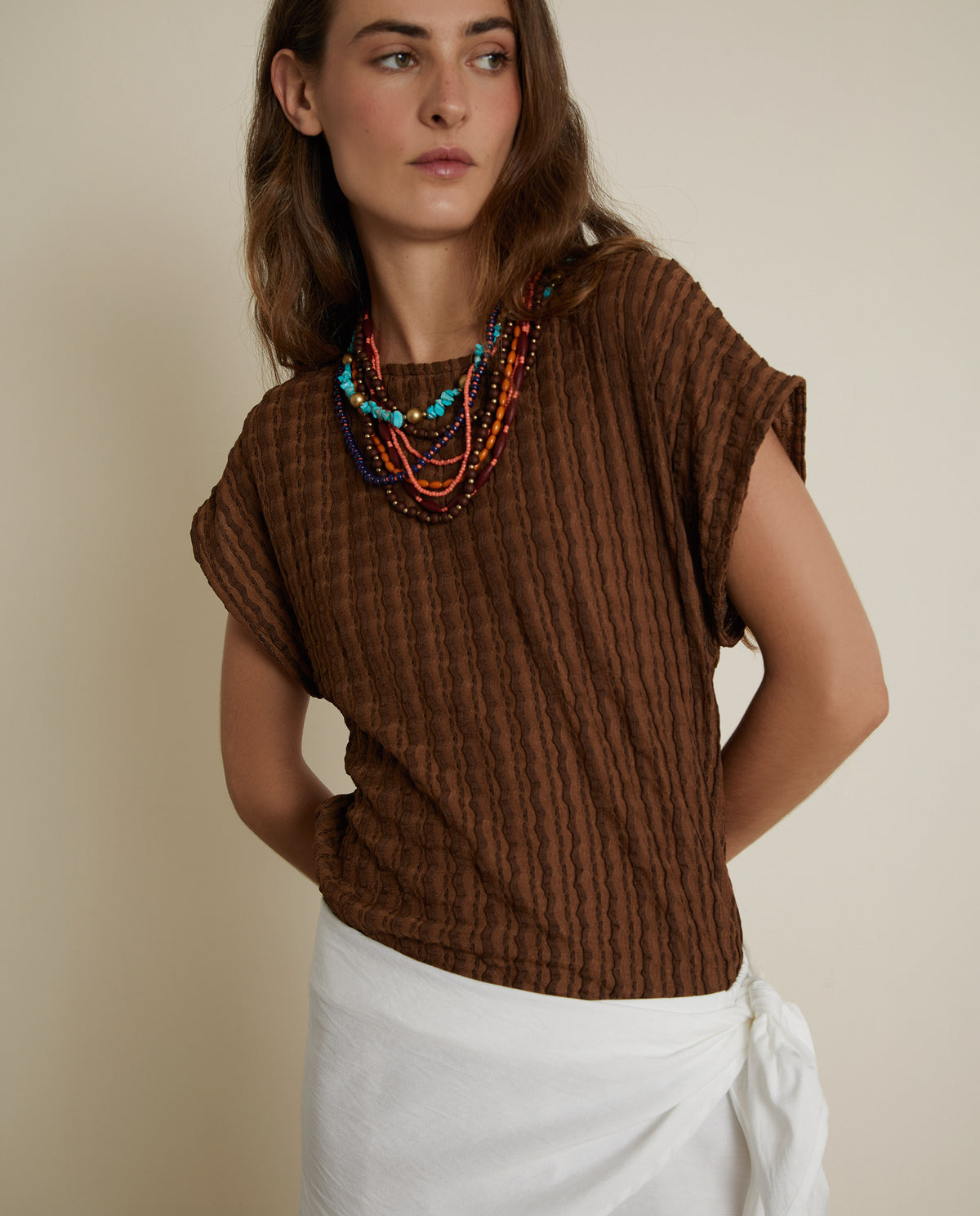 TEXTURED T-SHIRT
