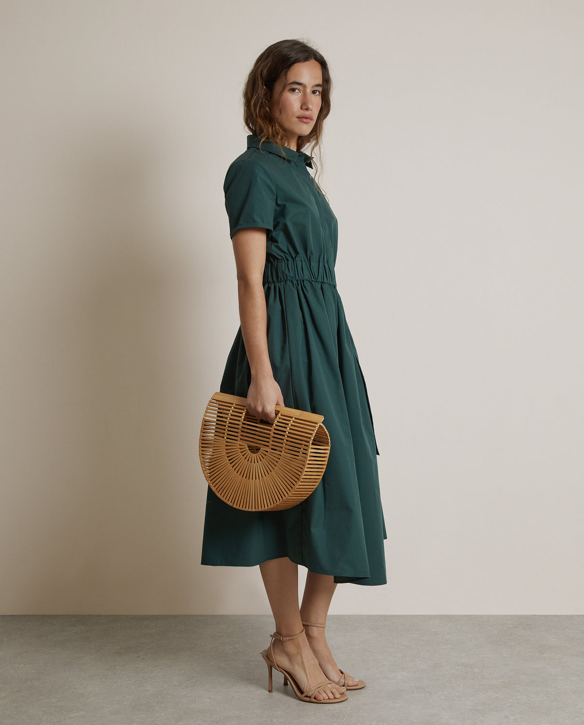 VESTIDO MIDI CINTURÓN