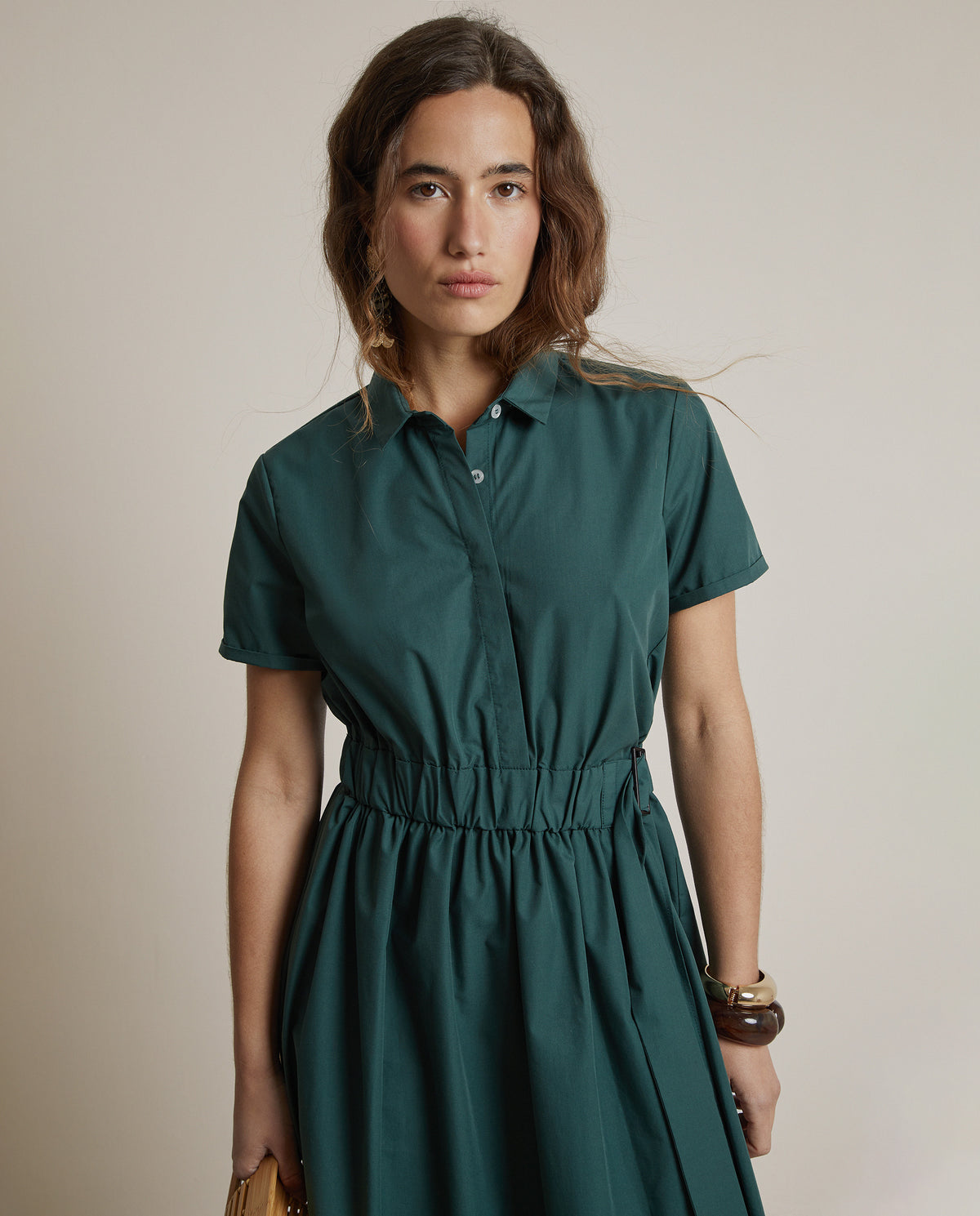 VESTIDO MIDI CINTURÓN