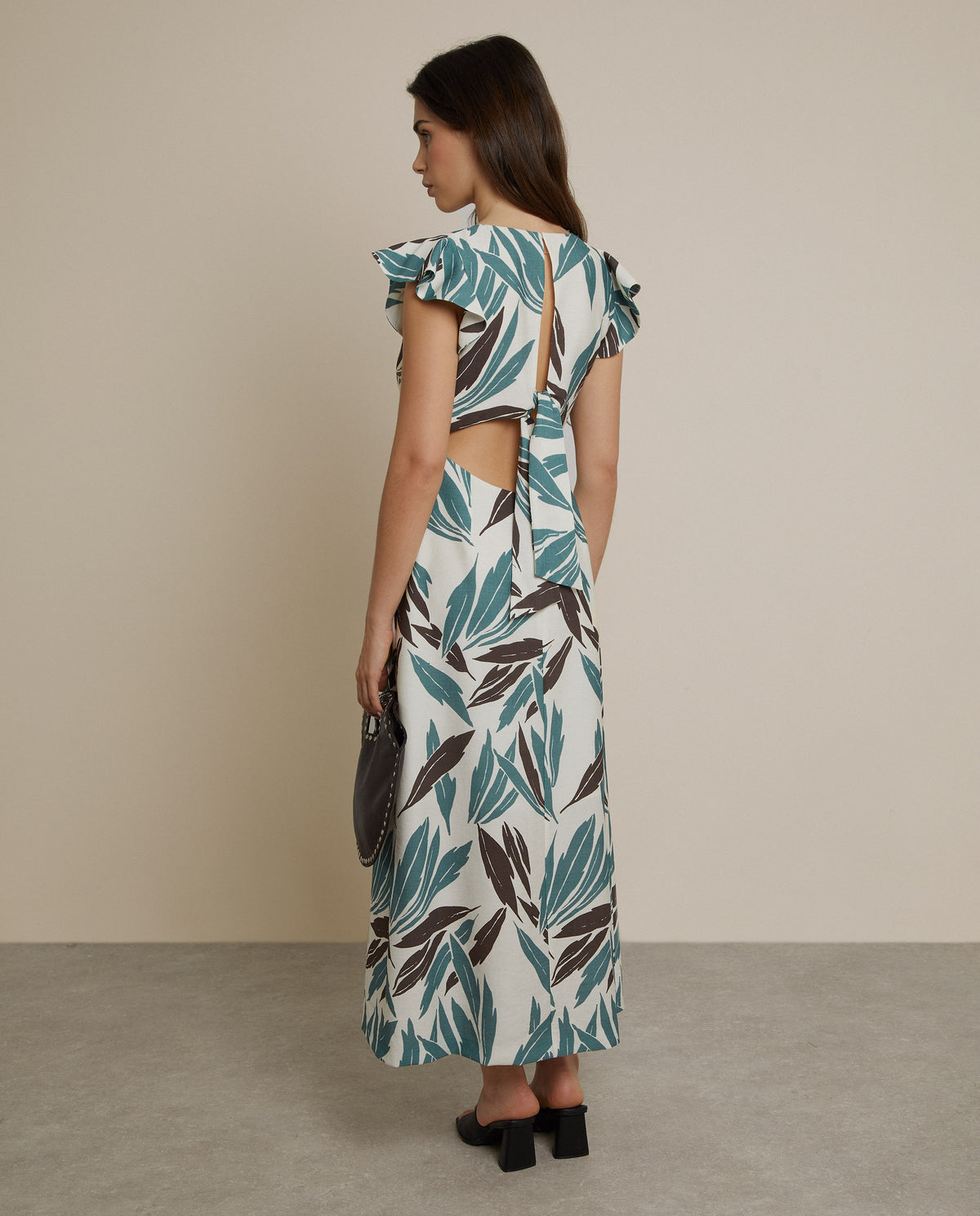 VESTIDO MIDI ESTAMPADO
