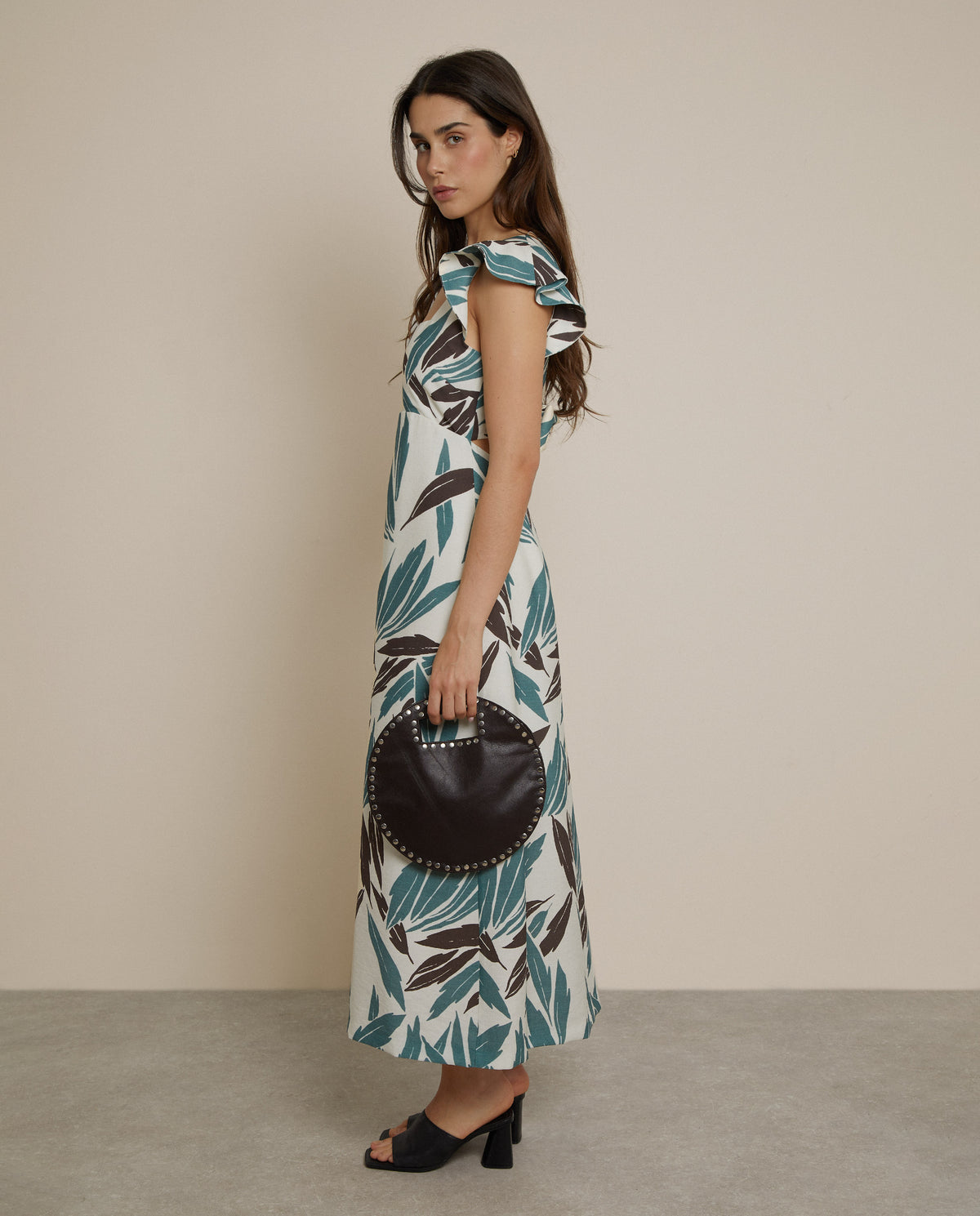 VESTIDO MIDI ESTAMPADO