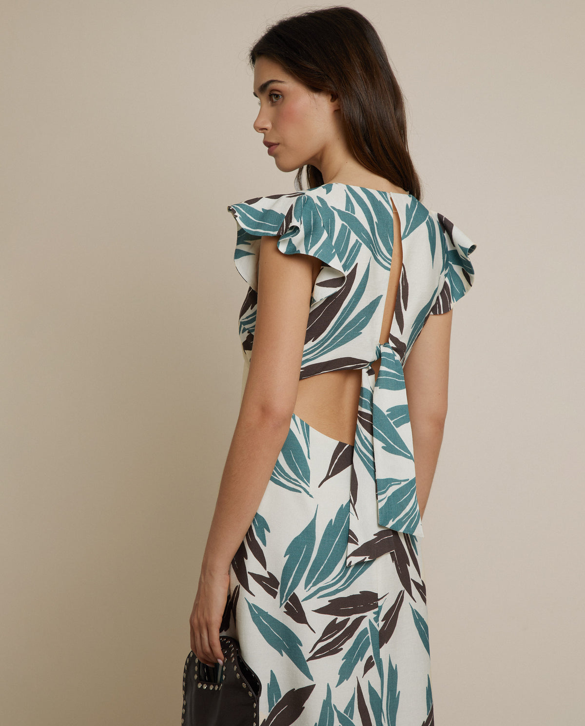 VESTIDO MIDI ESTAMPADO