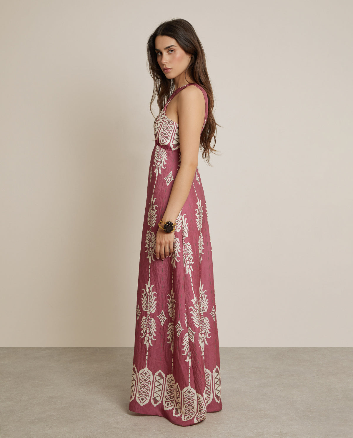 VESTIDO ÉTNICO CRUZADO