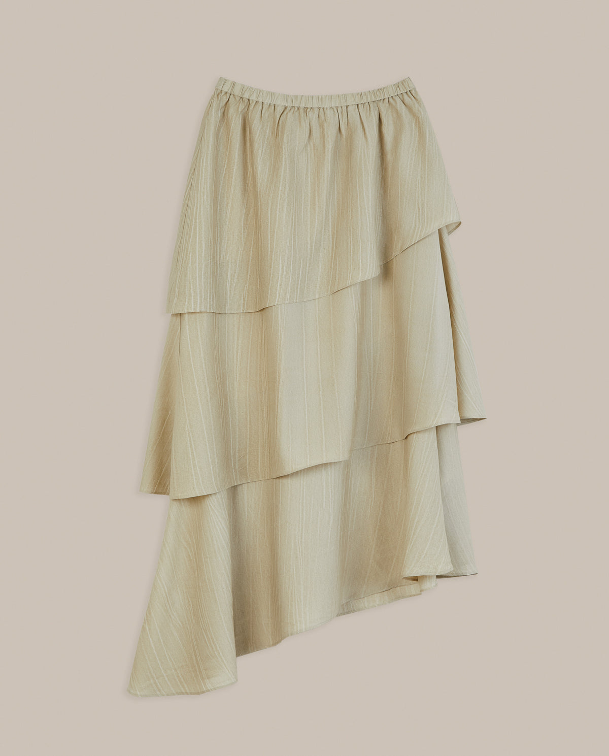 FALDA MIDI DE VOLANTES