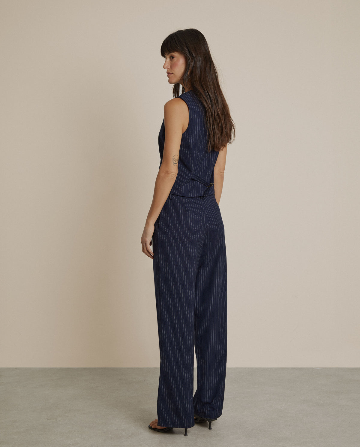 PANTALÓN DE TRAJE RAYA DIPLOMÁTICA