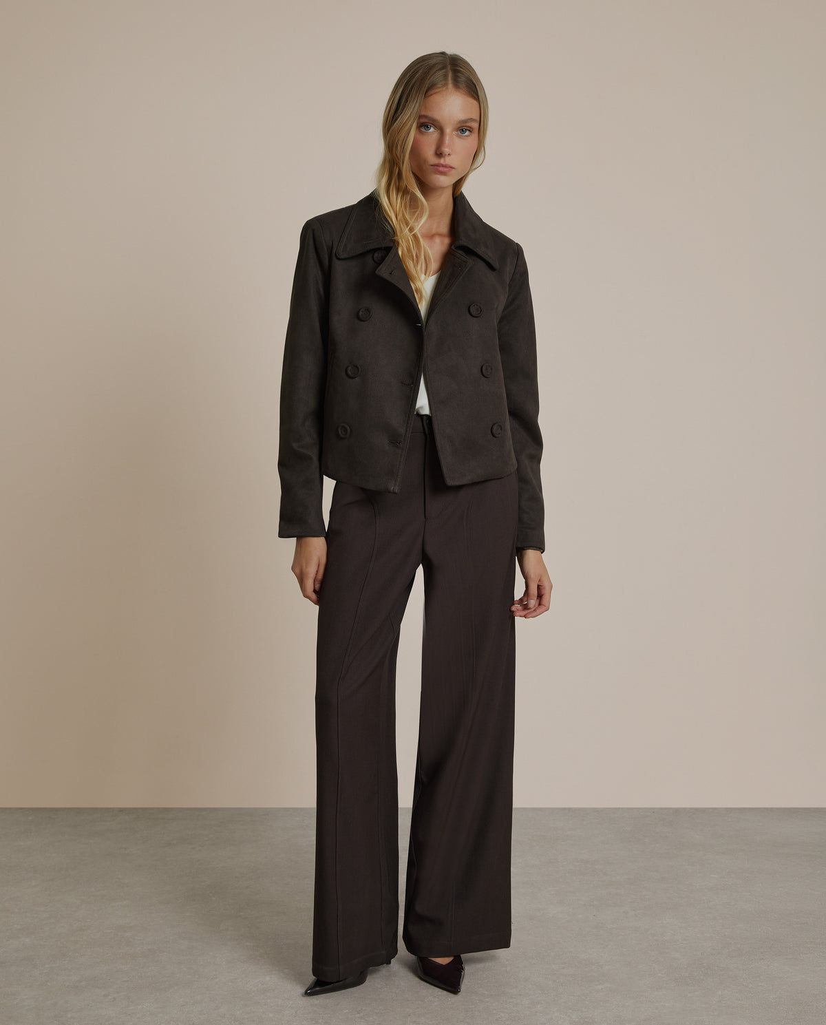 WIDE-LEG TAILORED TROUSERS
