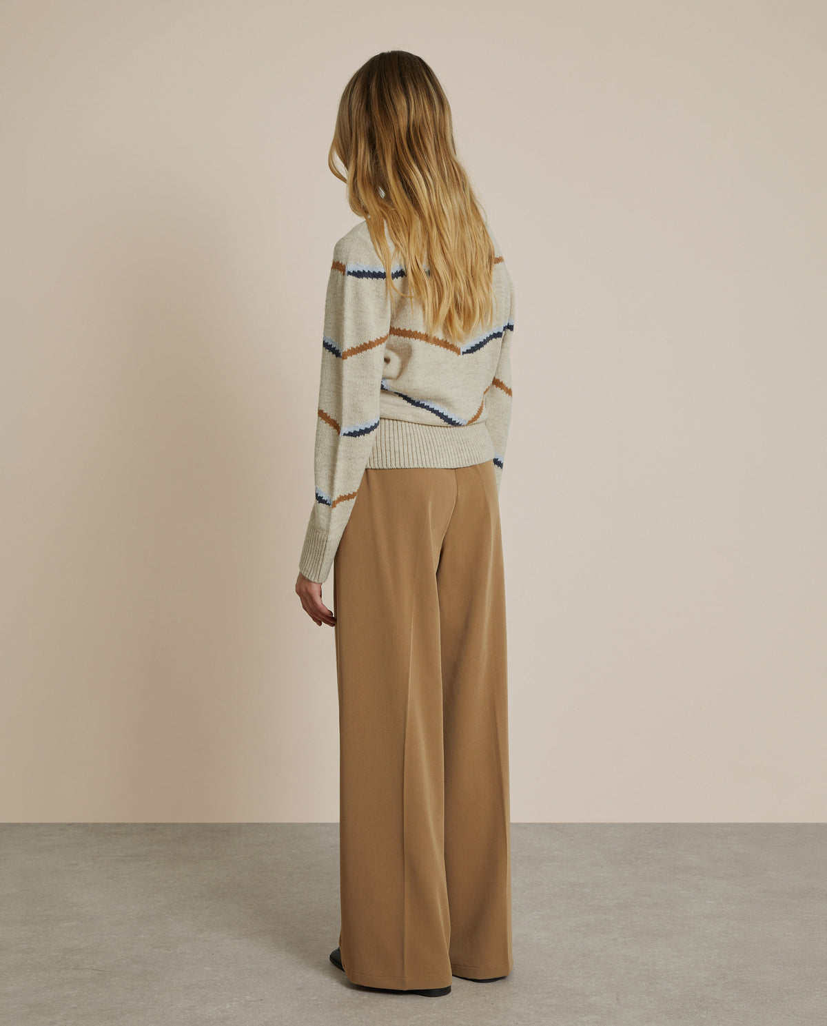 PANTALÓN PALAZZO CAMEL