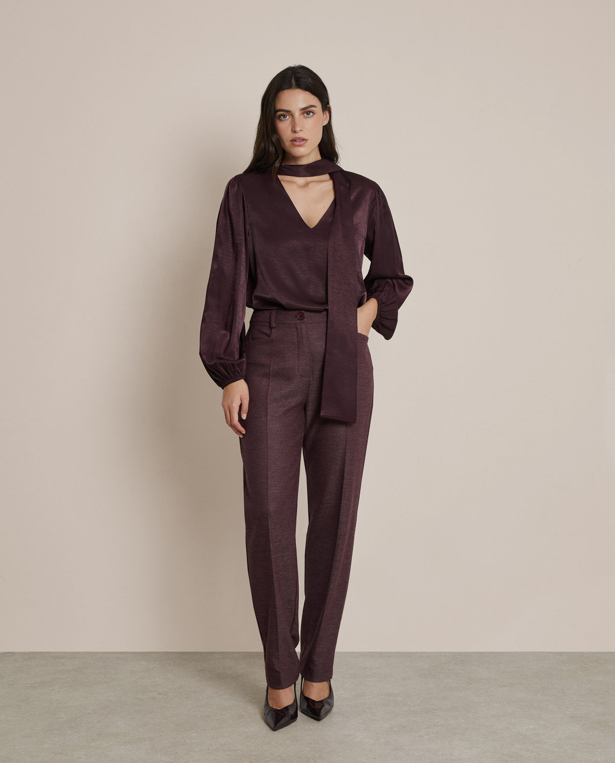 PANTALÓN DE TRAJE RECTO