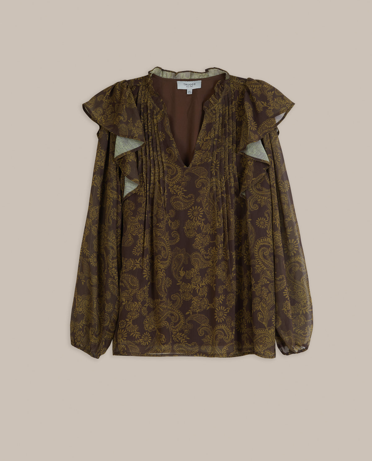 BLUSA ESTAMPADO VOLANTES