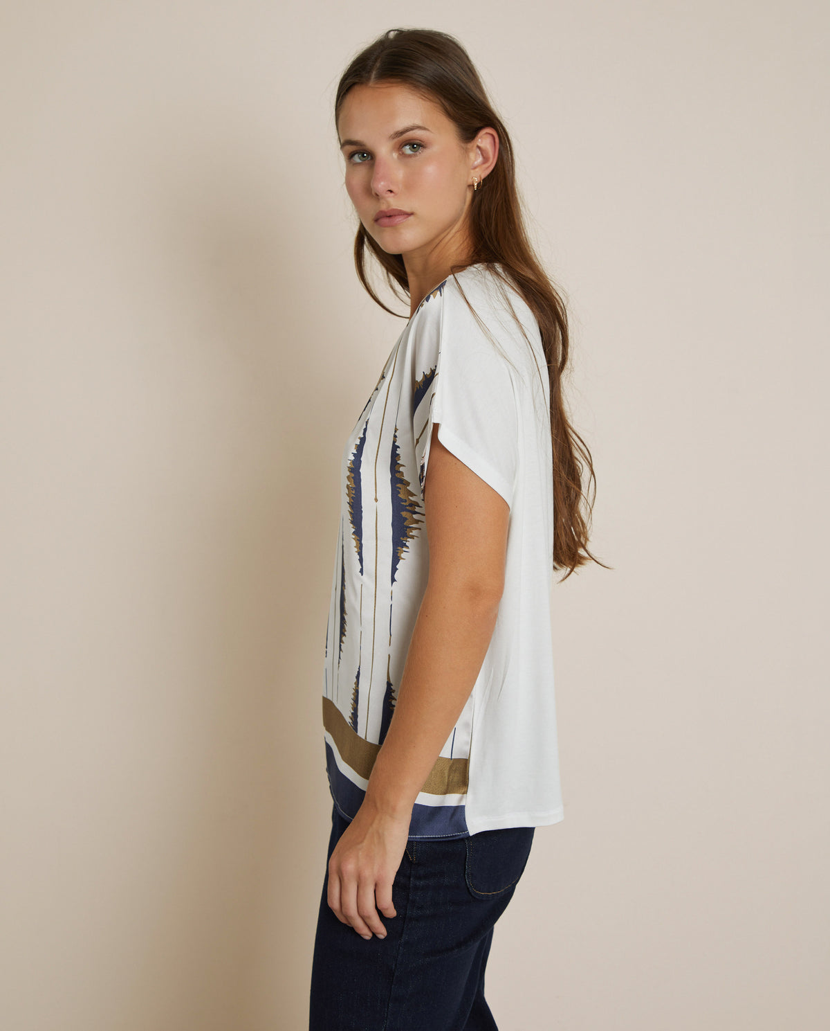 CAMISETA ESTAMPADO IKAT