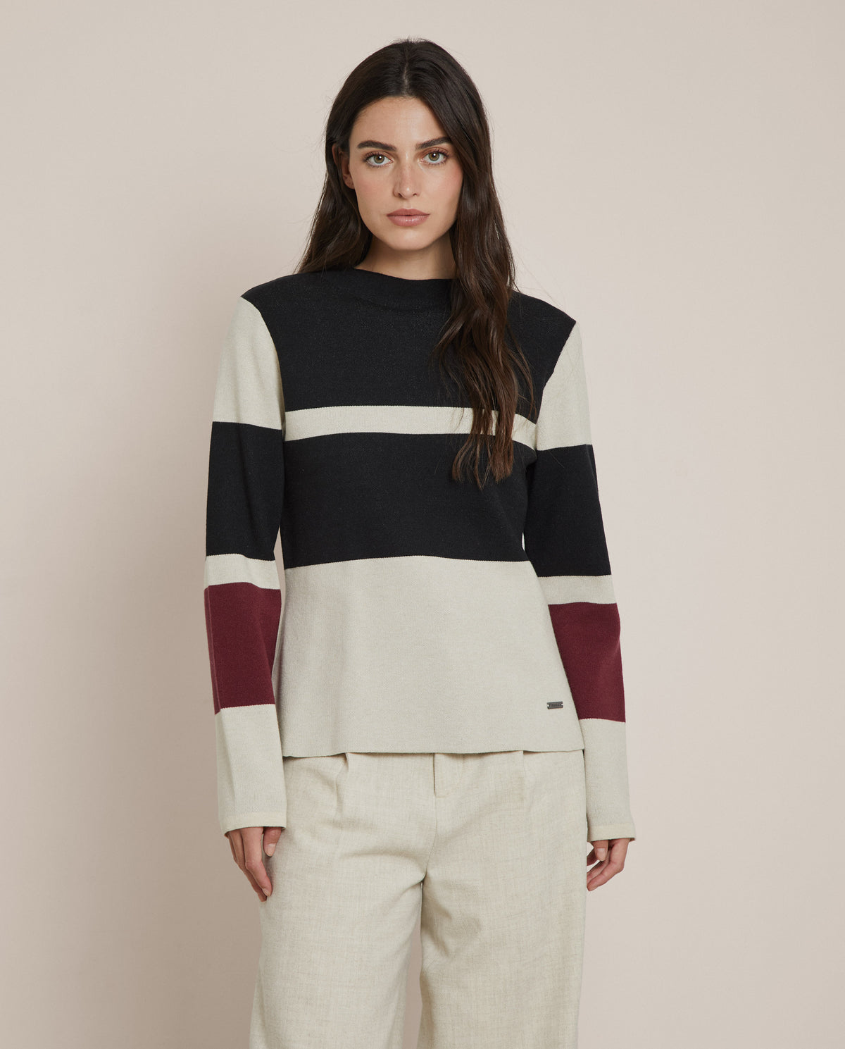 JERSEY DE PUNTO BICOLOR