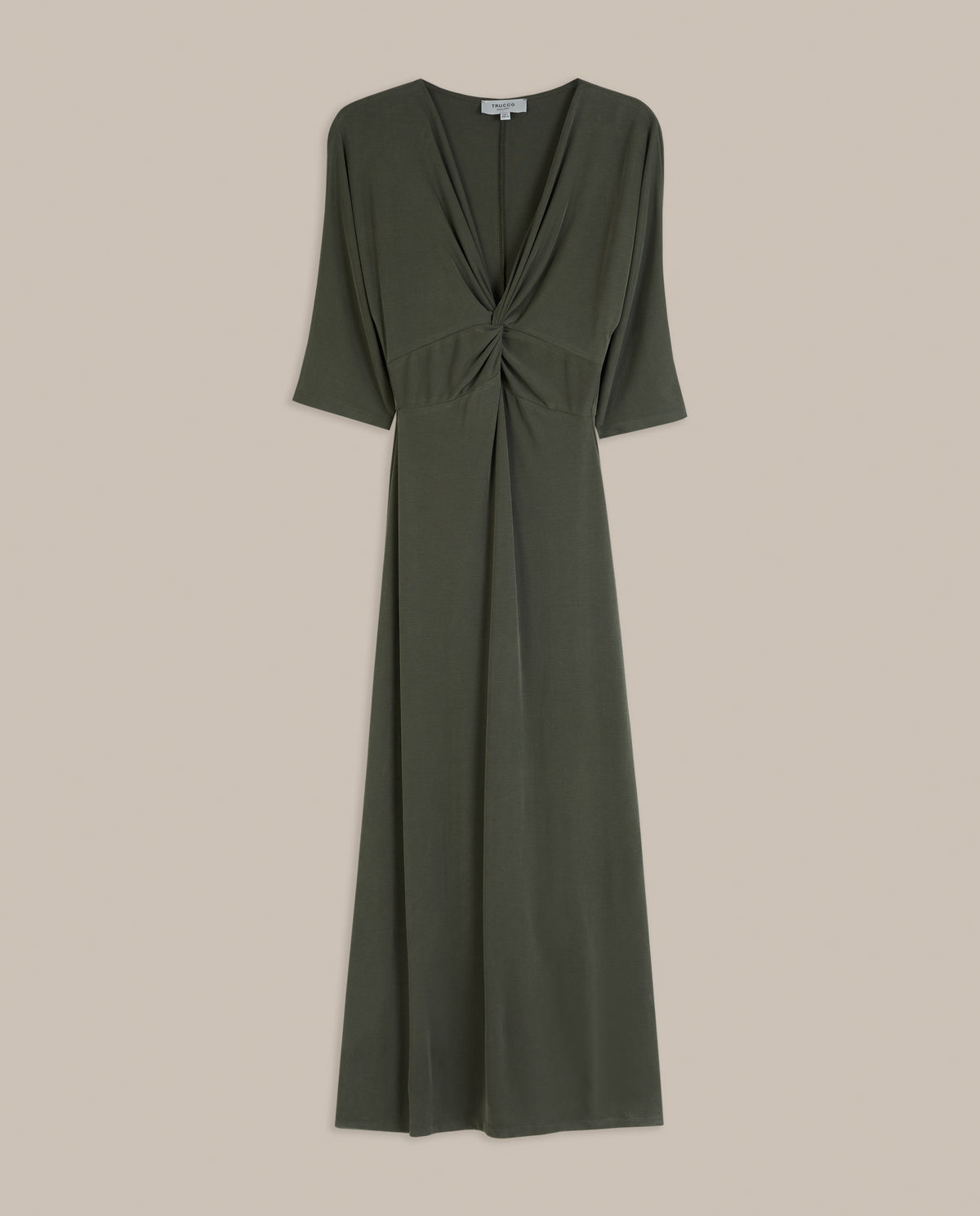 VESTIDO CAQUI