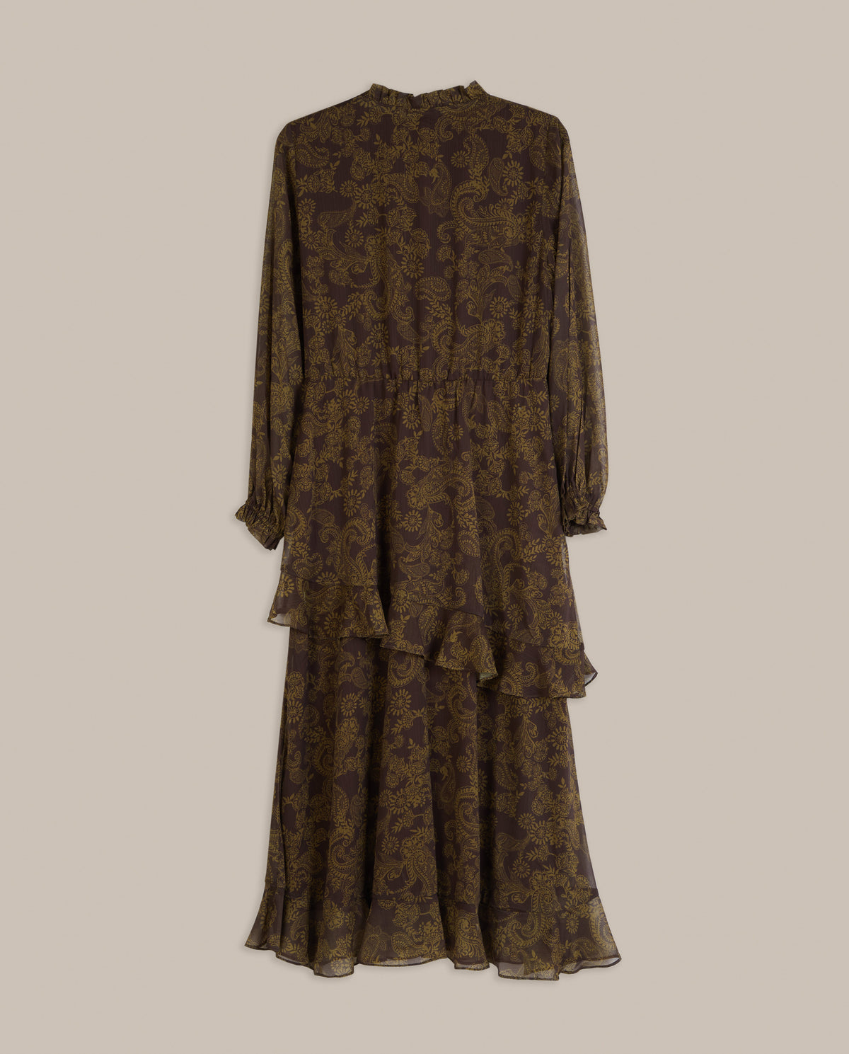VESTIDO LARGO VOLANTES